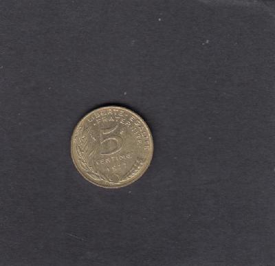 Beschrijving: 5 Centimes 